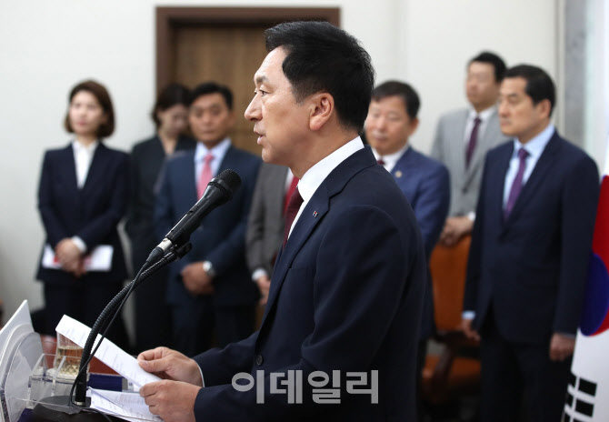 [포토]김기현, '능력 중심의 민심 공천 만들 것'