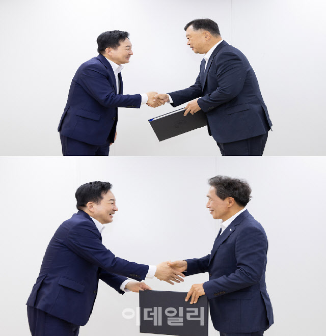 원희룡, 이학재 인국공·유병태 HUG 사장에 임명장 수여
