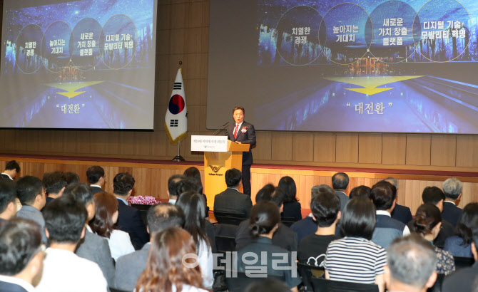 [포토]이학재 인천국제공항공사 사장, "초일류 공항으로 도약하겠습니다"