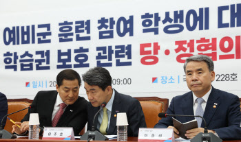 당정 "'예비군 불이익 금지' 고등교육법 시행령 법제화"(종합)