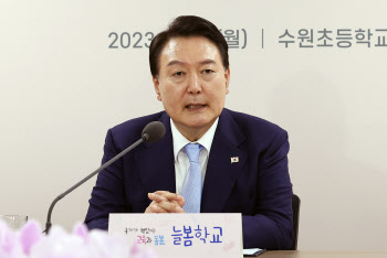 '교육개혁' 드라이브 건 尹 "늘봄학교, 다양한 교육 기회 제공"