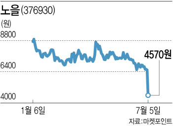 “한동훈 테마주라더니”…노을 유상증자에 개미 허탈