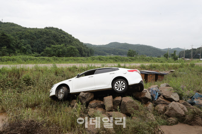 [포토]수해가 휩쓸고 간 흔적