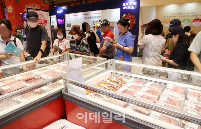 [포토] 한돈 구매 행렬