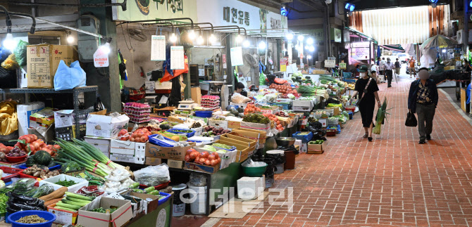 [포토]장마로 인해 채소값 폭등세