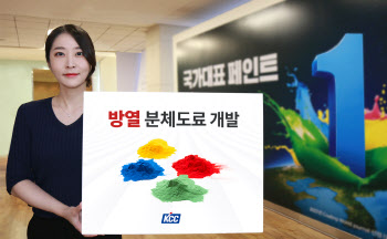 KCC, 방열 분체도료 개발…특허 출원 완료