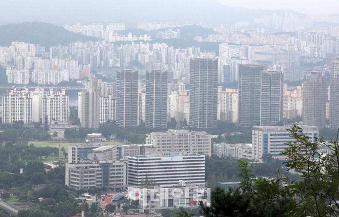 [포토] 남산에서 바라 본 서울 아파트