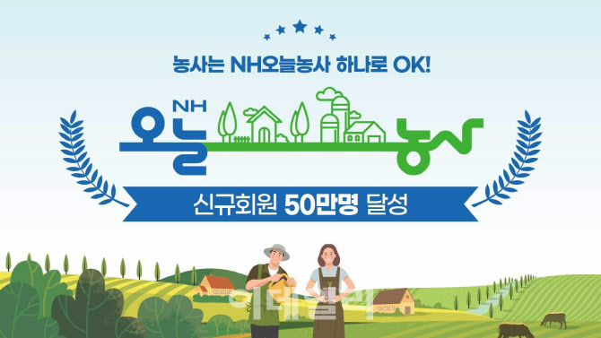 [포토] ‘NH오늘농사’ 50만 회원 돌파