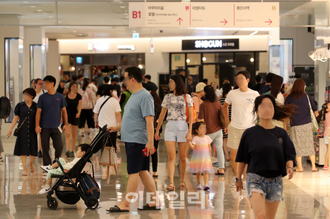 [포토]폭염, 실내 나들이객 '북적'