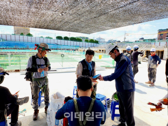 GS건설 경영진, 혹서기 '현장안전' 살피기 나서