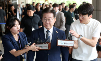 "이재명 지켜" vs "피해자 코스프레"…또 반으로 갈라진 서초동