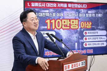 대전 0시 축제에 관람객 110만명 방문…93엑스포來 최대