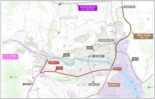 지하철 없는 광역시 울산에 '도시철도' 생긴다