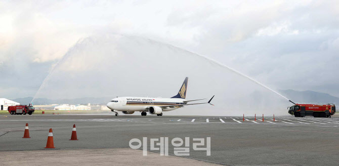 싱가포르항공, 3년만에 부산-싱가포르 노선 운항 재개