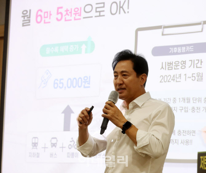 [포토] 서울시, 월 6만 5천원 교통정기권 도입