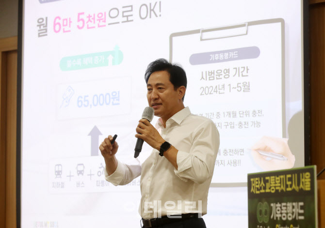 [포토] 6만 5천원 대중교통카드 출시