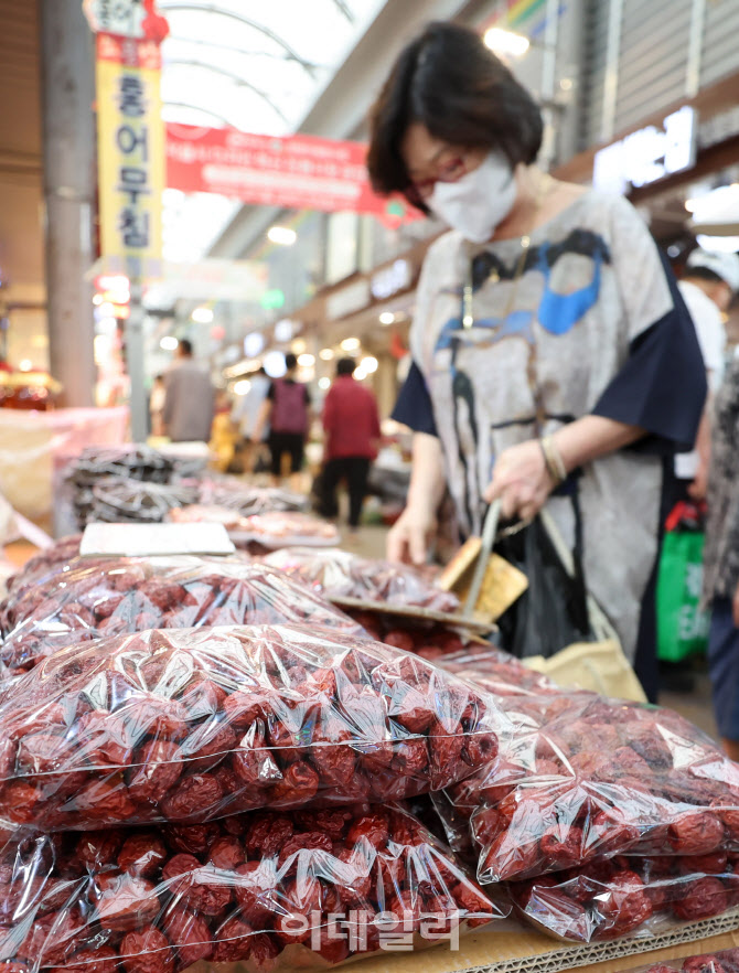 [포토]추석 명절 앞두고 활기 찾은 전통시장