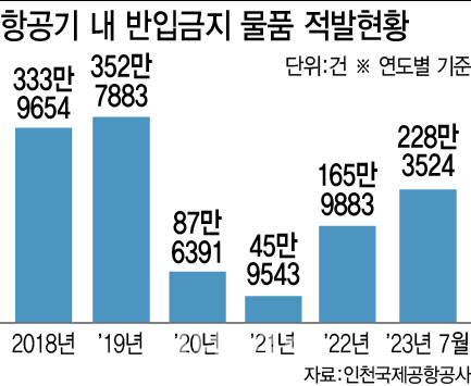 [단독]공항보안검색서 놓친 '칼', 꺼내도 처벌 못한다?