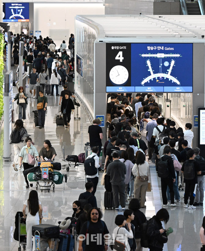 [포토]인파로 붐비는 인천공항