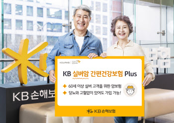 "당뇨·고혈압 있어도 OK"…KB손보, '실버암 간편건강보험 플러스' 출시