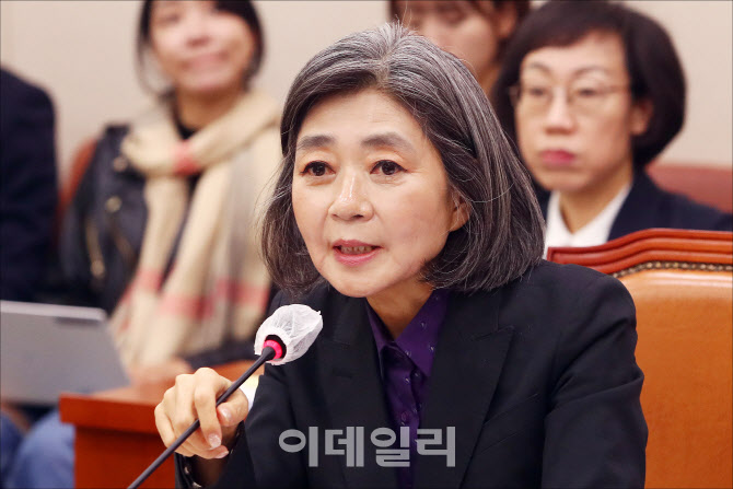 [포토]의원들 질의에 답하는 김행 여성가족부 장관 후보자