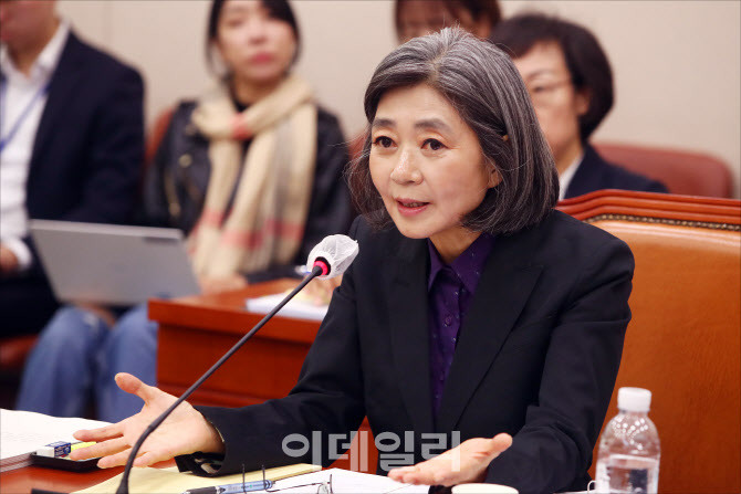 [포토]의원들 질의에 답하는 김행 여가부 장관 후보자