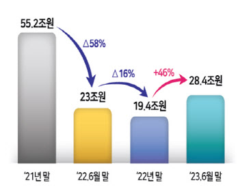 가상자산 시총 20조원대 회복했지만…거래규모·투자자 줄어