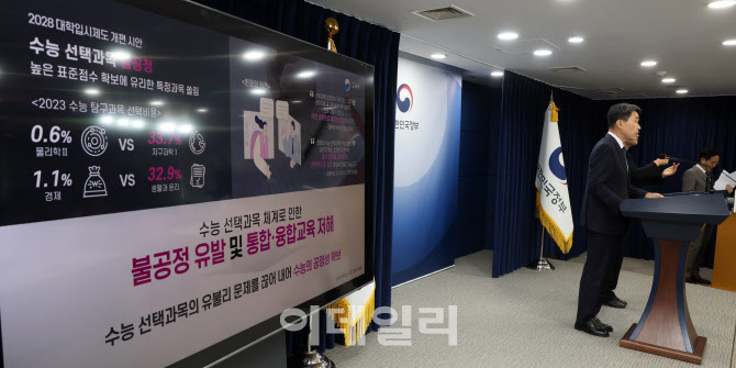 [포토]대학입시제도 개편 시안 브리핑 열려