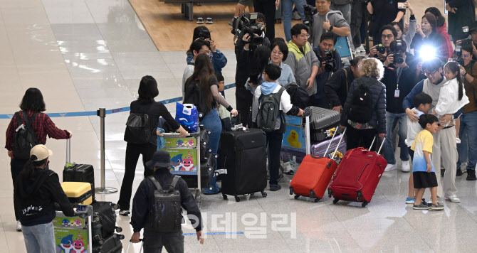 [포토]이스라엘에서 무사히 귀국