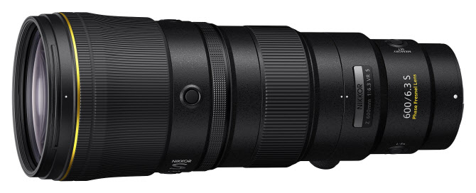 니콘, FX용 초망원 렌즈 ‘NIKKOR Z 600mm f/6.3 VR S’ 공개