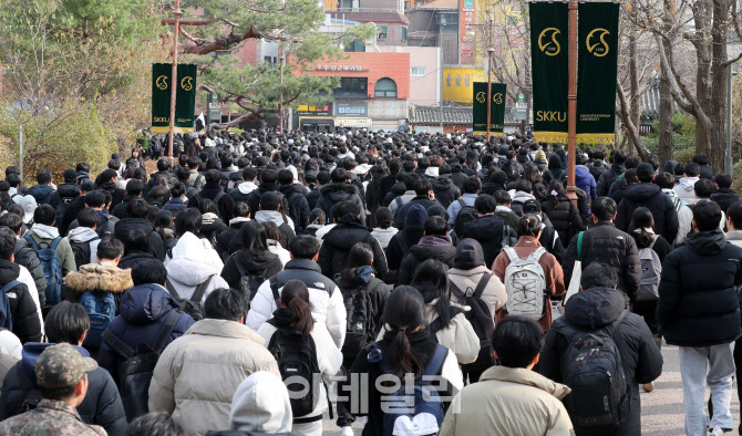 [포토]성균관대 수시 논술고사 인파