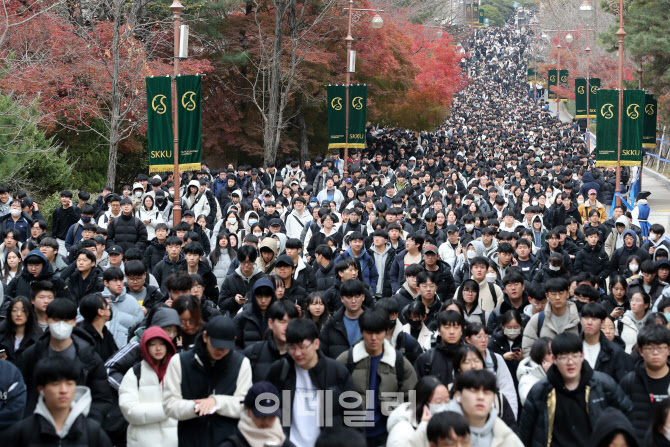 [포토]논술·면접 대학별 고사 본격 시작