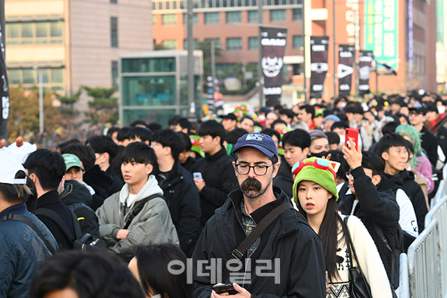 [포토]2023 리그오브레전드 월드 챔피언십 결승전 관람위해