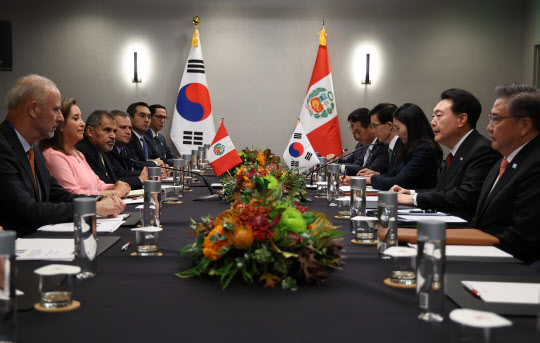 尹, 칠레·페루·베트남과 공급망·방산 등 협력…美기업 1.5조 투자유치