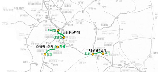 철도공단, 충청·대구 광역철도 연장 사전타당성조사 발주