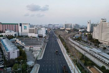 인천 만석 우회고가교 철거 완료…평면도로로 탈바꿈