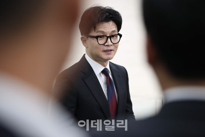 [포토]'취재진 질문에 답하는 한동훈 장관'