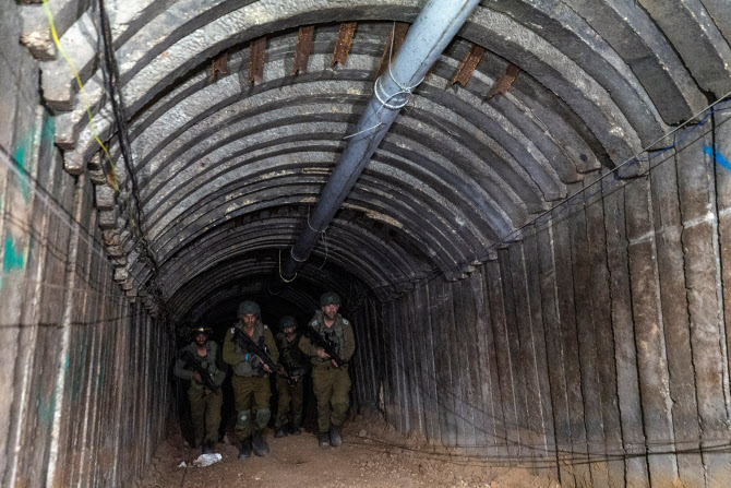 이스라엘 "대규모 하마스 지하터널 발견…차량 이동도 가능"