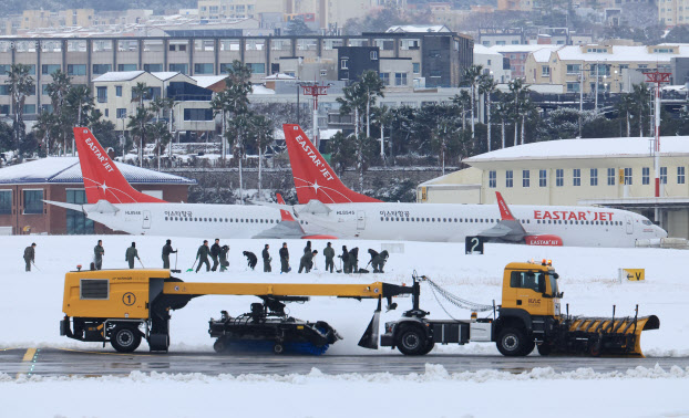 제주공항, 비행기 다시 떴다…510편 운항 정상화