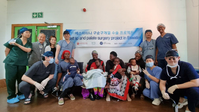 고대안산병원, 미얀마 이어 아프리카서 구순구개열 수술 봉사