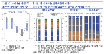 4월 이후 가계 빚 증가 주범은 '고소득, 4050 중장년층'