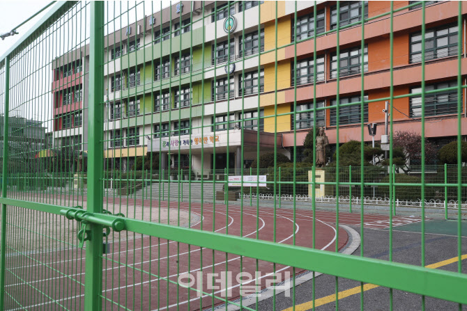[포토]굳게 닫힌 초등학교