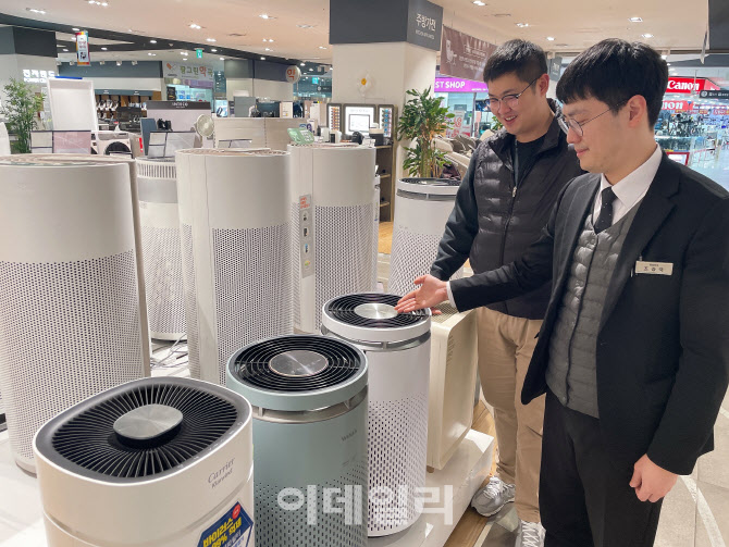 전자랜드, 미세먼지 공습에 공기청정기 매출 증가