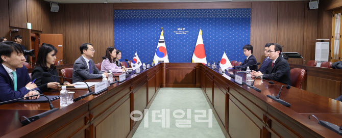 [포토]북핵문제로 마주 앉은 한일 수석대표들