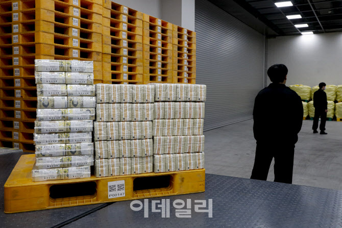 [포토] 한국은행, 시중은행 설 명절 자금 방출 작업