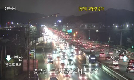 설연휴 고속도로 정체…서울→부산 6시간 이상 예상