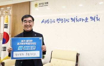 염종현 경기도의장이 제시한 경기북부특별자치도 새 이름은?