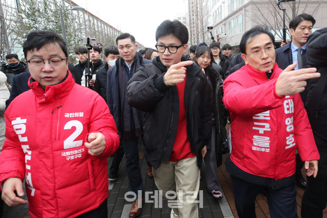 [포토]구로에 온 한동훈 비상대책위원장