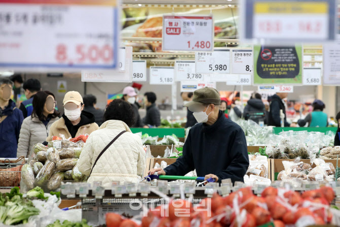 [포토]밥상 물가에 깊어지는 한숨