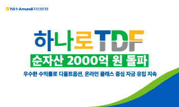 NH-아문디운용, '하나로 TDF' 시리즈 순자산 2000억 돌파